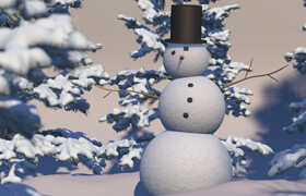 Skillshare - Intro to Cinema 4D Build a Snowman