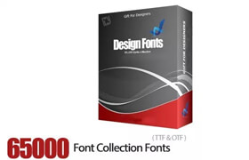 Font Collection (65,000+ fonts)