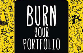 Burn Your Portfolio, Stuff they don't teach you in design school - Michael Janda - book  ​