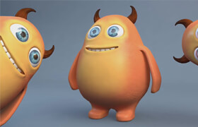Skillshare - 3D Character Creation in Cinema 4D Modeling a Happy Monster