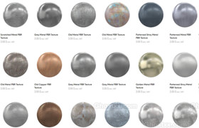 CGAxis PBR Textures Volume 6 - Metals