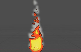 CGCookie - Animating a Flame with Grease Pencil - blender
