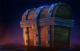 CGCookie - Modeling Texturing and Shading a Treasure Chest in Blender 2.8