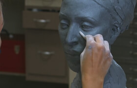 New Masters Academy - modeling the portrait in clay for beginners