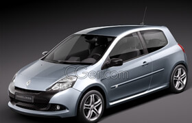 Squir - Renault Clio RS 2010 - 3DModel