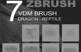 ZBRUSH - REPTILE DRAGON VDM PACK