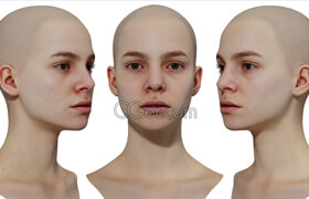 3d scan store - female head scan