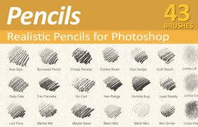 GrutBrushes - Realistic Pencil Brushes for Photoshop - brush