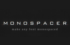 Monospacer - Aescripts   ​