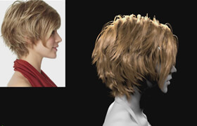 Tarkan Sarim Patreon  - Interactive Xgen IGS female short hair grooming