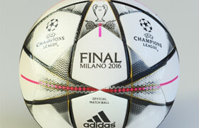 Soccer ball of the Champions League. Competition