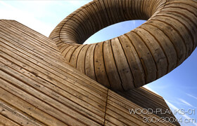 Real Displacement Textures WOOD PLANKS 01