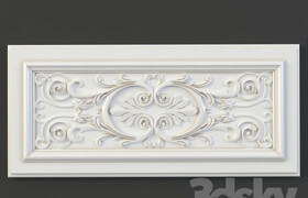 Furniture with carved facade element