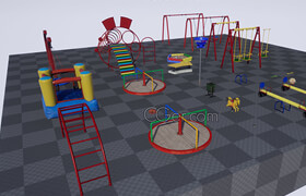 Cgtrader - Playground Pack 1 3D Model Collection