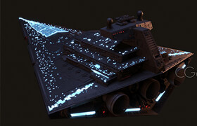 Imperial Star Destroyer - starwar - 3dmodel