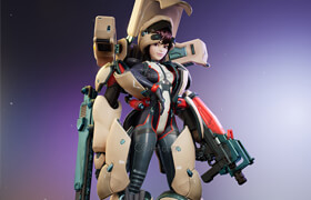 Artstation - Power armor girl