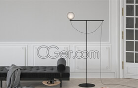 Designconnected pro models - GLOBE FLOOR LAMP