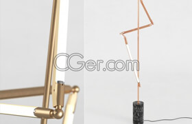 Designconnected pro models - HELIX FLOOR LAMP
