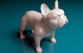 Cgtrader - French Bulldog 3D model