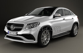 Hum3d - Mercedes-Benz GLE-Class coupe 2014 - Vray - 3D model [3ds-c4d-fbx-lwo-max-obj]