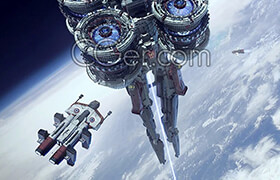 kitbash3d - Spaceships