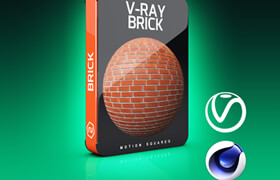 Motion squared - V-Ray Brick Texture Pack for Cinema 4D