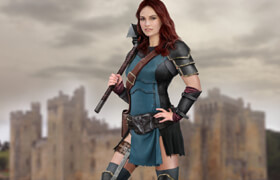 Realistic Character Design Photo Manipulation, Concept Art, Photoshop Tools and Digital Cosplay