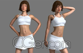 Turbosquid - Realistic 3D girl Masha