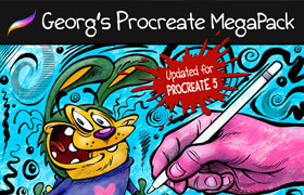 Procreate MEGAPACK 550 Premium Brushes incl. FREE Updates By Georg s Procreate Brushes