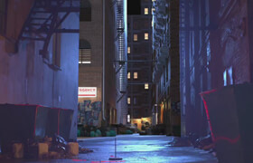 FXPHD - AFX231 - After Effects Sci-Fi Street Scene