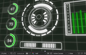 Skillshare - Futuristic HUD Animations in After Effects