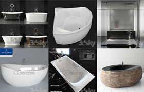 3dsky Pro Models - Bathtub