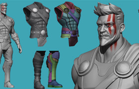 Stylized Game Art Character Sculpting for Video Games by Class Creatives