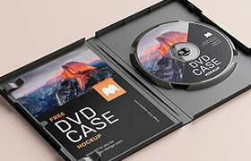 3D DVD Case Mockup