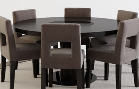 Table + chairs contemporary