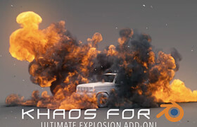Khaos Ultimate Explosion Add-On by LIGHTARCHITECT - Blender
