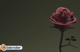 Blender - Creating A Realistic Rose With Blender By Zerina Cmajcanin
