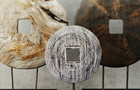 Albesia &amp; Teak Wood Table Top Decoration  ​