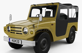 Hum3d - Suzuki Jimny 1970 3D model