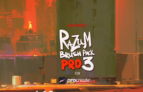 RazumInc Procreate Brush Pack Pro 3 - brush
