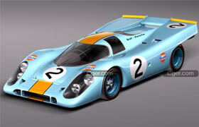 3D Car Model - Porsche 917