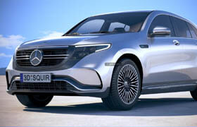 Squir - Mercedes-Benz EQC 2020 3D Car model