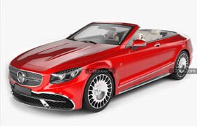 Turbosquid - Mercedes Maybach Coupe Cabriolet 2020 3D model