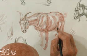 New Masters Academy - Animal drawing by Glenn Vilppu
