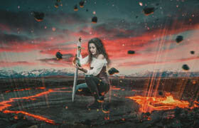 Skillshare - Fire Queen - Advanced Photoshop Manipulation