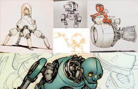 Drawing Robots & Machinery - Jake Parker