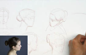 New Masters Academy - Drawing the structure of the head 1-6 parts