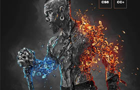 GraphicRiver - obsidian photoshop action 26998428