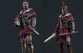 ArtStation - Assassin‘s Creed Odyssey Character Fan Art - Spartan War Hero - Realtime - 3D Model