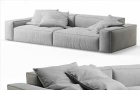 NeoWall 2 Seat Sofa by Living Divani